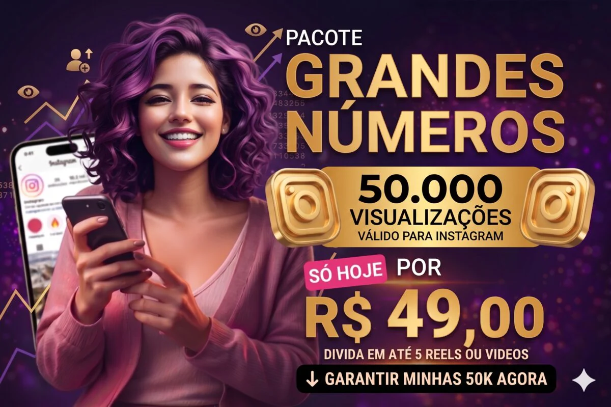50.000 visualizações por R$ 49